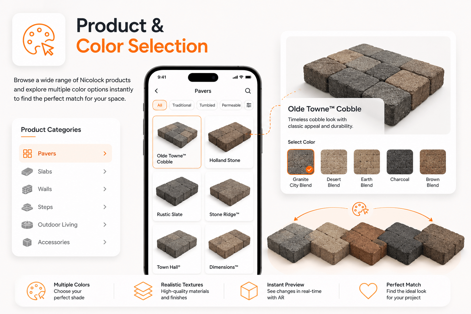 Product & Color Selection