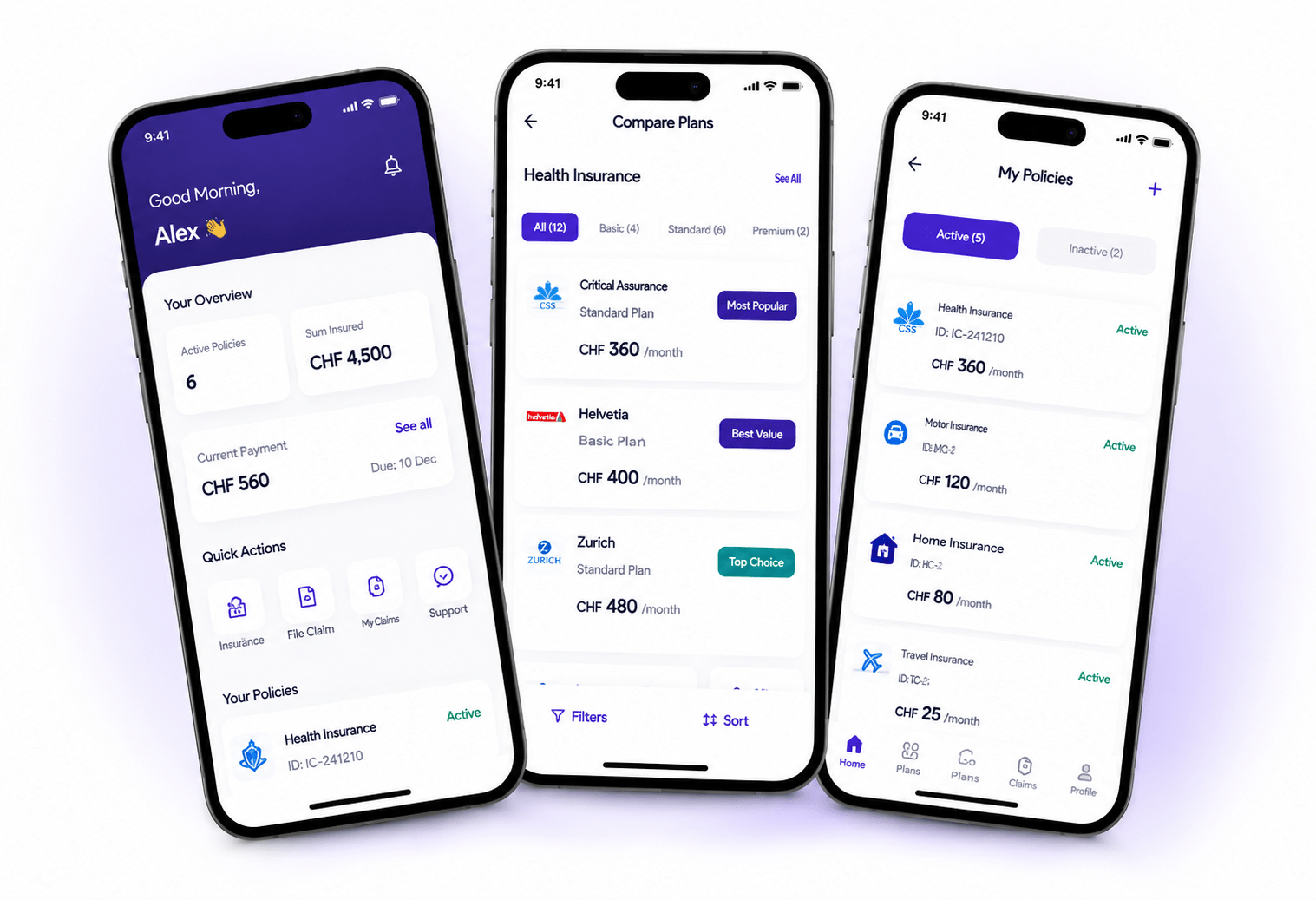 LTY Mobile App – Insurance Management & Comparison Platform